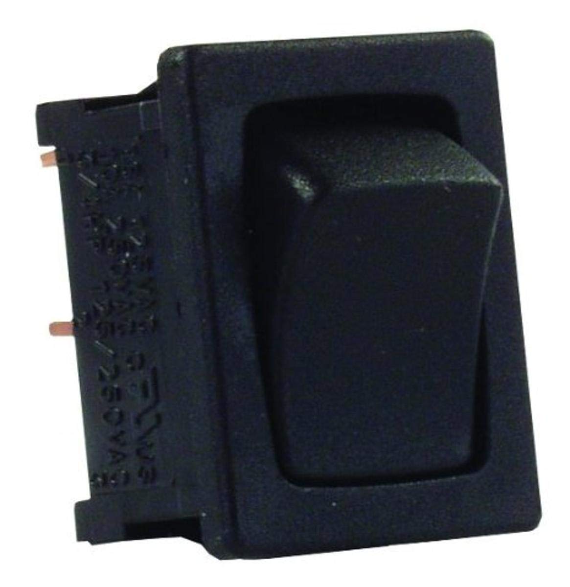 Jr Products 12785 Black/Black Spst Mini On/Off Switch