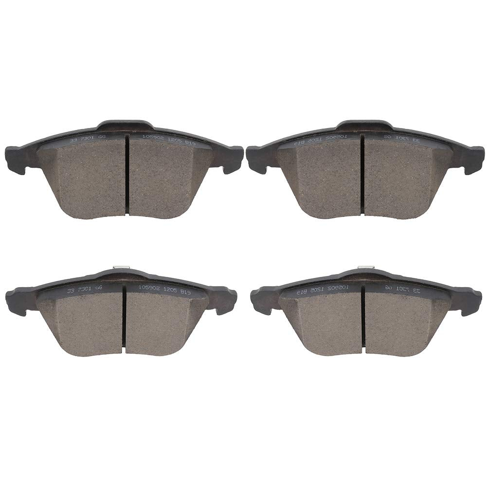 Cciyu D1186 Professional Ceramic Front Brake Pads Set Fit For 2006-2007 For Mazda 6