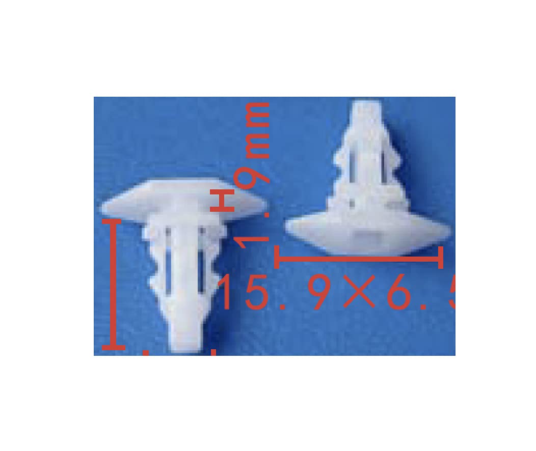 Autobahn88 Retainer Clip For Hood Weatherstrip, Compatible With Nissan (Oem: 65810K2009, 0155308951) (Pack Of 20)