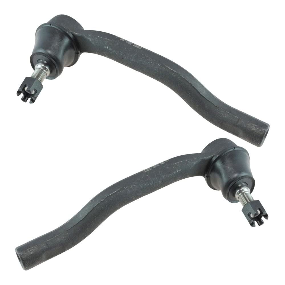 TRQ Front Outer Tie Rod Set Compatible with 2007-2012 Mazda CX-7 2007-2015 CX-9