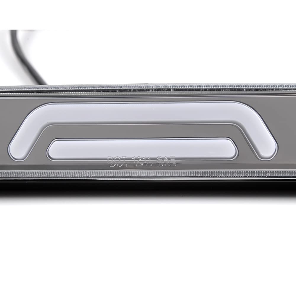 Cheda Led Rear Third 3Rd Brake Tail Light Cargo Lamp 1999-2016 Ford F250 F350 F450 F550 Super Duty (Clear Lens Clear Bottoms)