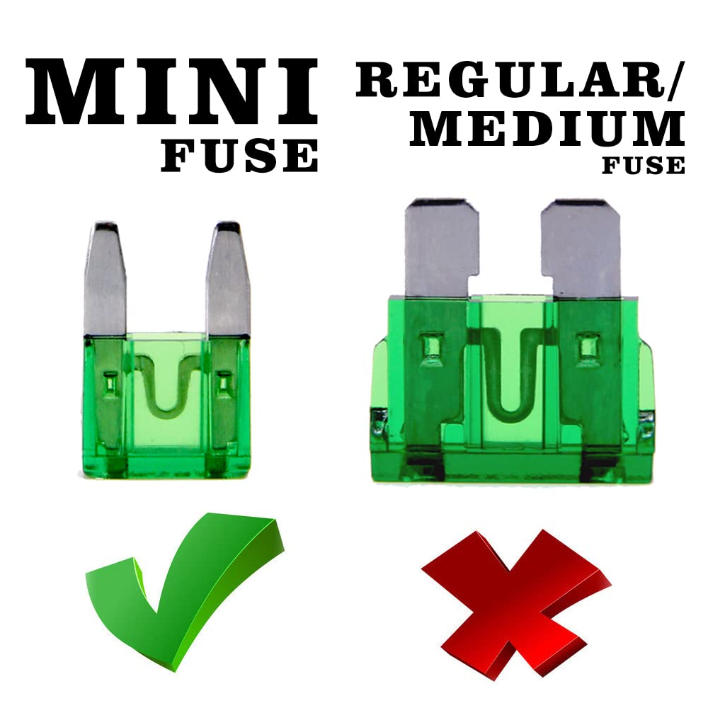 Fymusing 20 Pcs 30A Mini Blade Fuse, Automotive Fuse For Car Truck