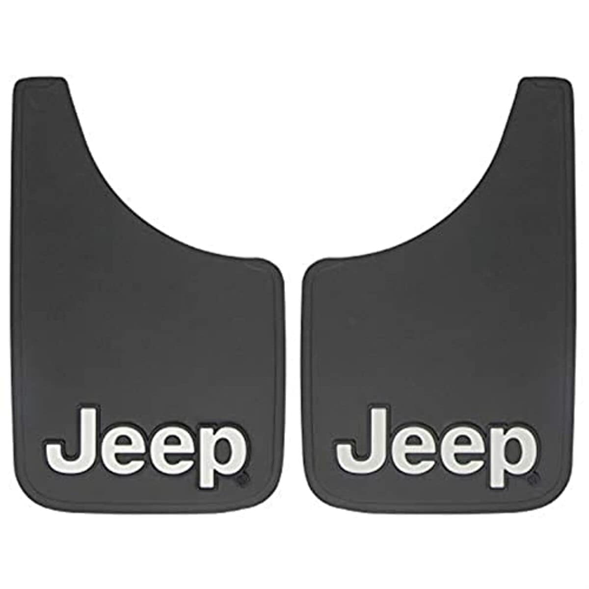 Plasticolor Jeep 9X15 Mud Guards, 9 X 15 Mud Guards (000491R01)