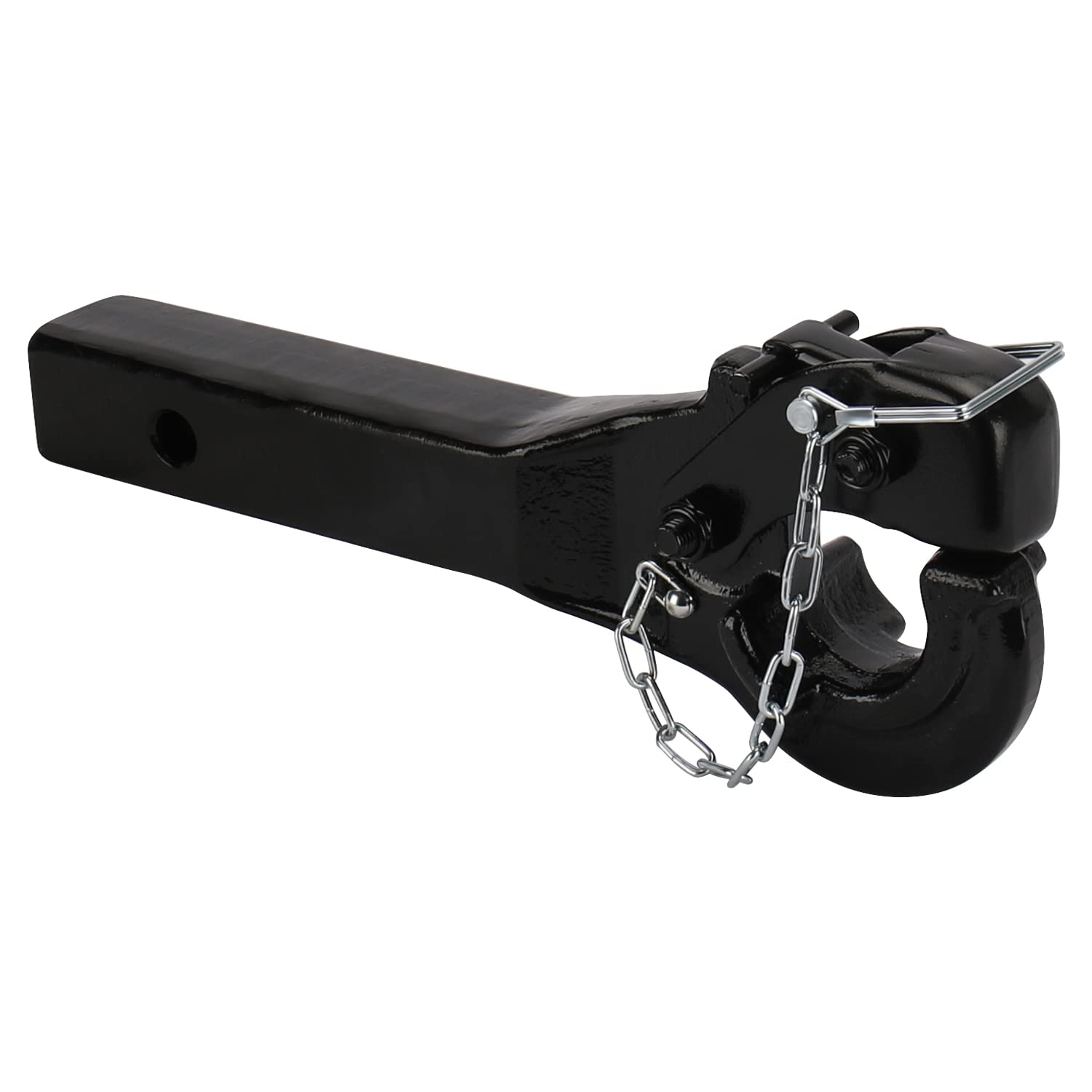 Onltco Pintle Hitch Receiver Hook 10 Ton For 2” Hitches Hitch Hook Military Receiver 20000Lbs