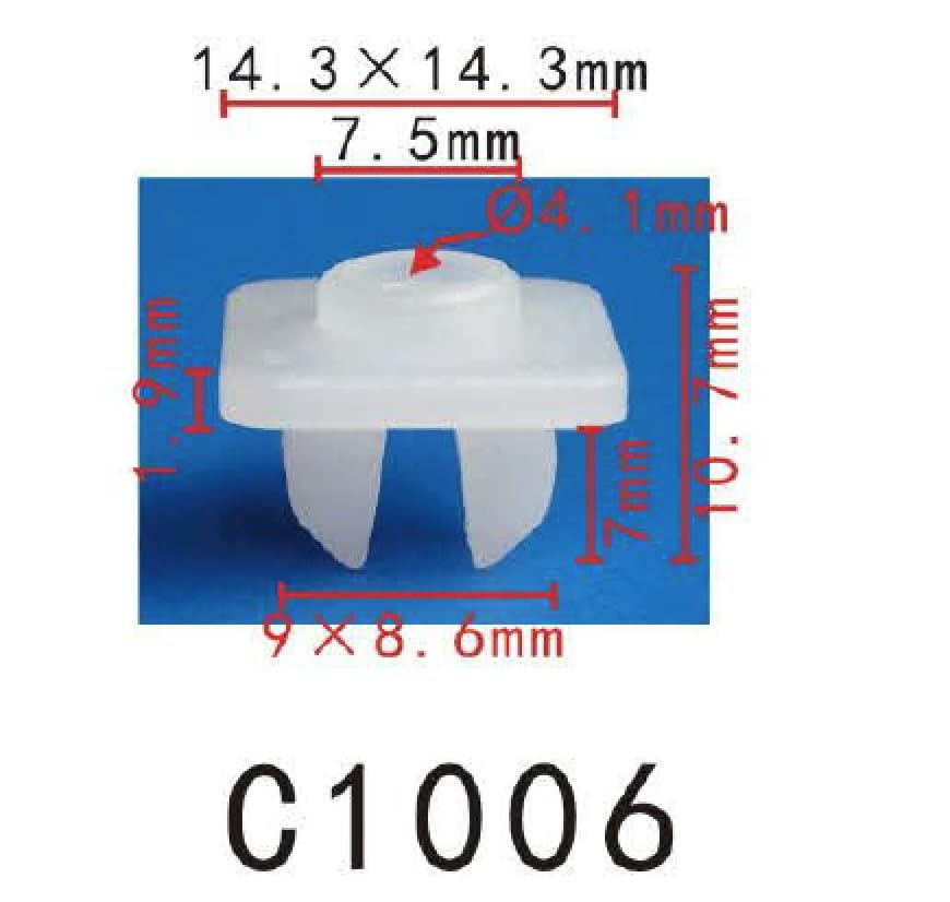 Autobahn88 Rear Door Latch Screw Grommet, compatible with Toyota Lexus (OEM: 9018906128) (Pack of 20)