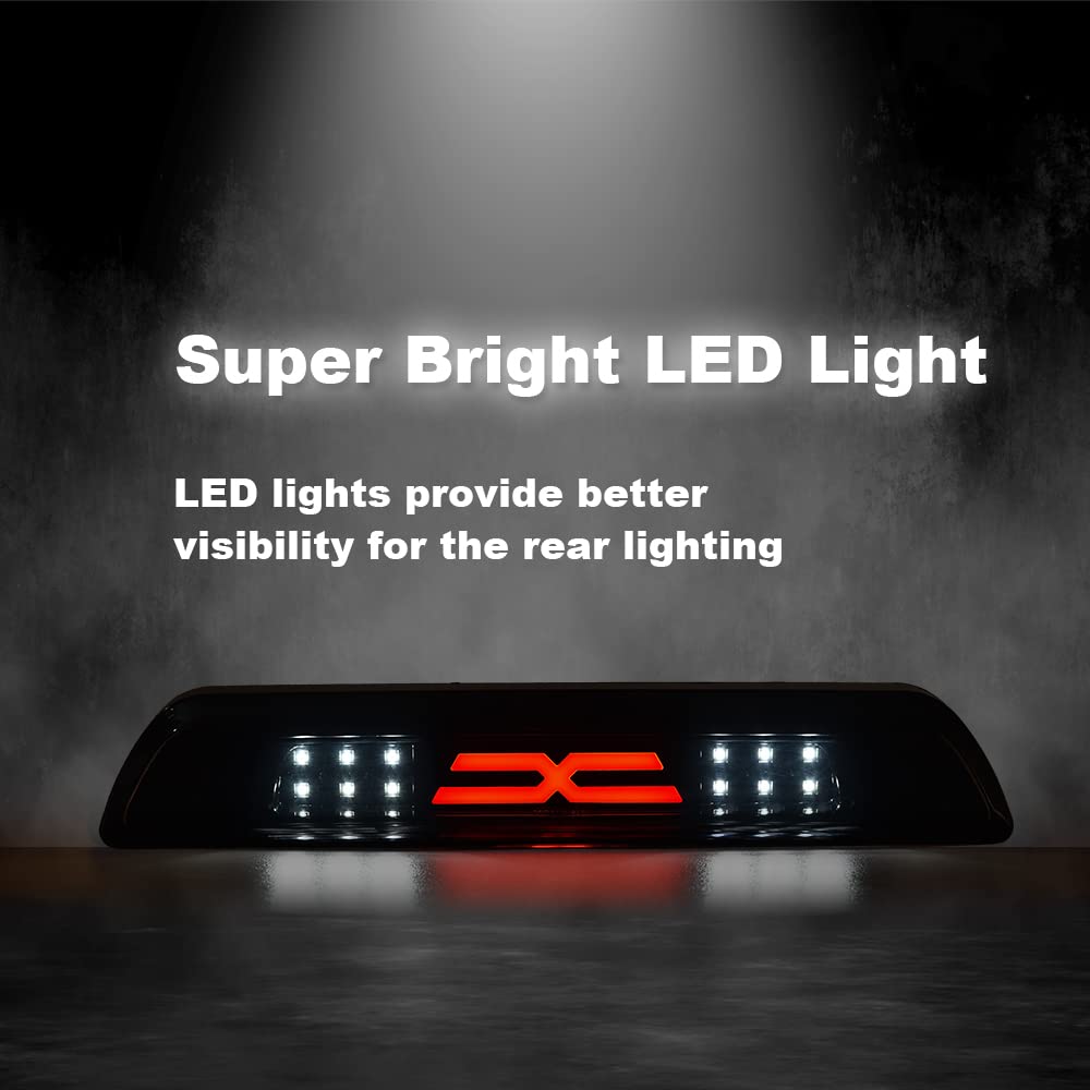 Cheda Led Bar Rear Third Brake Light Cargo Lamp Smoke Compatible With 2007 2008 2009 2010 2011 2012 2013 2014 2015 2016 2017 201
