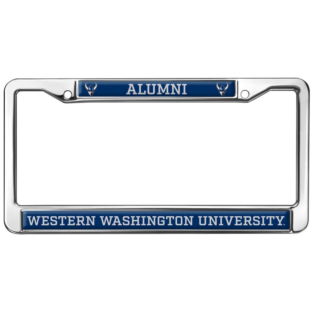 Western Washington University Alumni Full Size Standard License Plate Metal Frame
