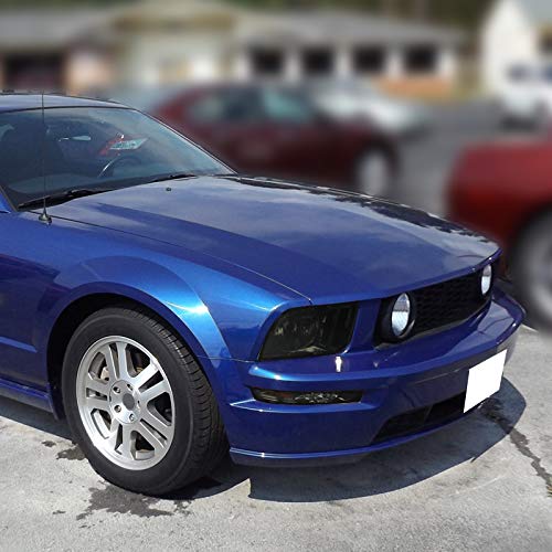 Spec-D Tuning Smoke Lens Bumper Lights Compatible With 2005-2009 Ford Mustang L+R Pair Assembly