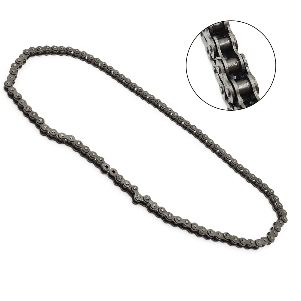 Qymoto Coleman Ct200U Mini Bike Main Chain 420 Chain 90 Link Rear Drive Chain For Coleman Ct200U-Ex Bt200X Aixs M200