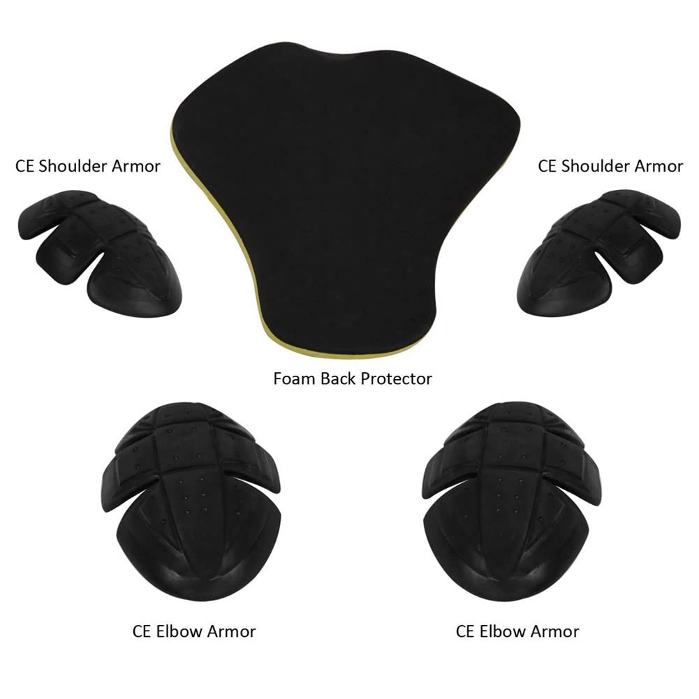 Vance Leather Revo Mens Black Advanced All-Season Reflective Mesh & Textile Motorcycle Jacket W/Ce Armor & Removable Liner (Blac