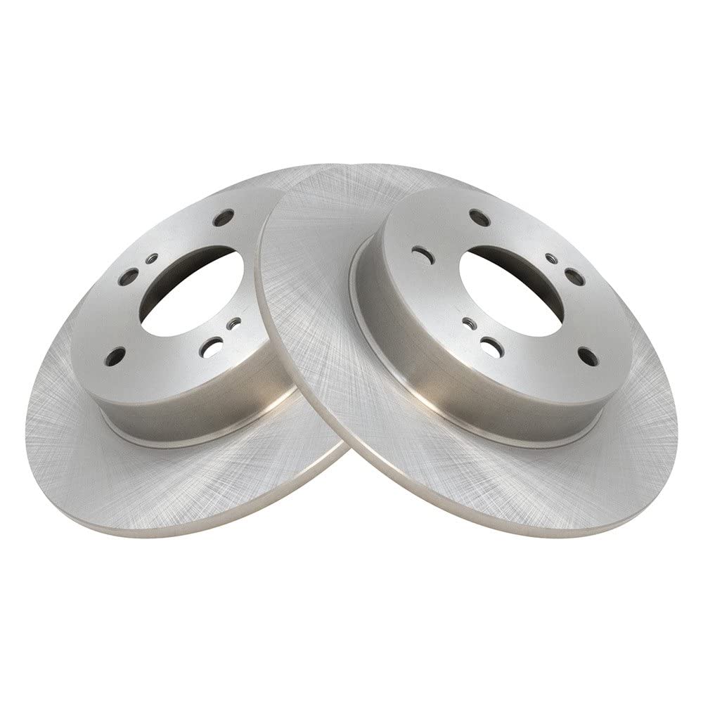 Trq Rear Brake Rotors Set Solid Compatible With 1996-2001 Infiniti I30 2002-2004 I35 1994-2003 Nissan Maxima