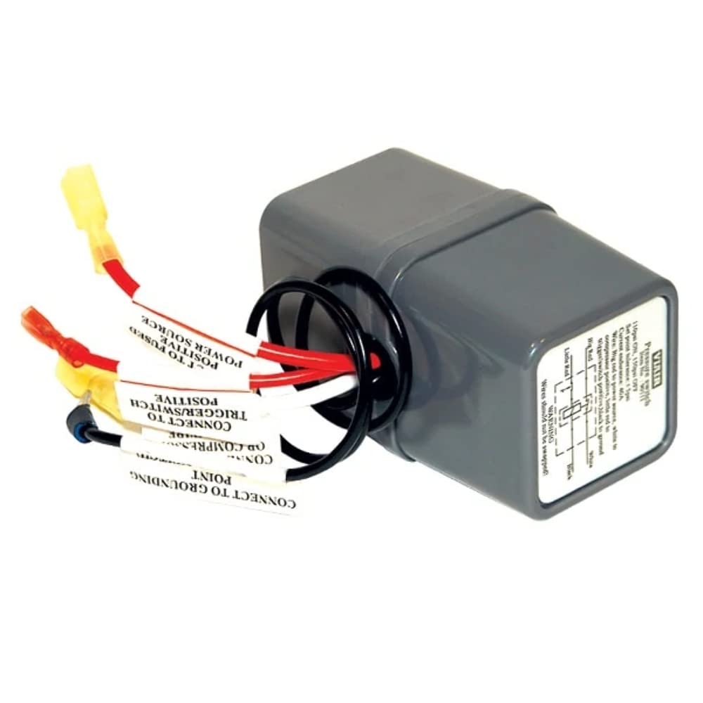 VIAIR Pressure Switch with Relay, 12V Only, 1/8&quot; NPT M Port, (165 PSI On, 200 PSI Off)