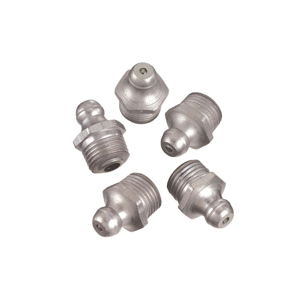 Lincoln Electric Lubrication 5190 1/8' Pipe Thread FTG Grease Fitting, (Card of 10)