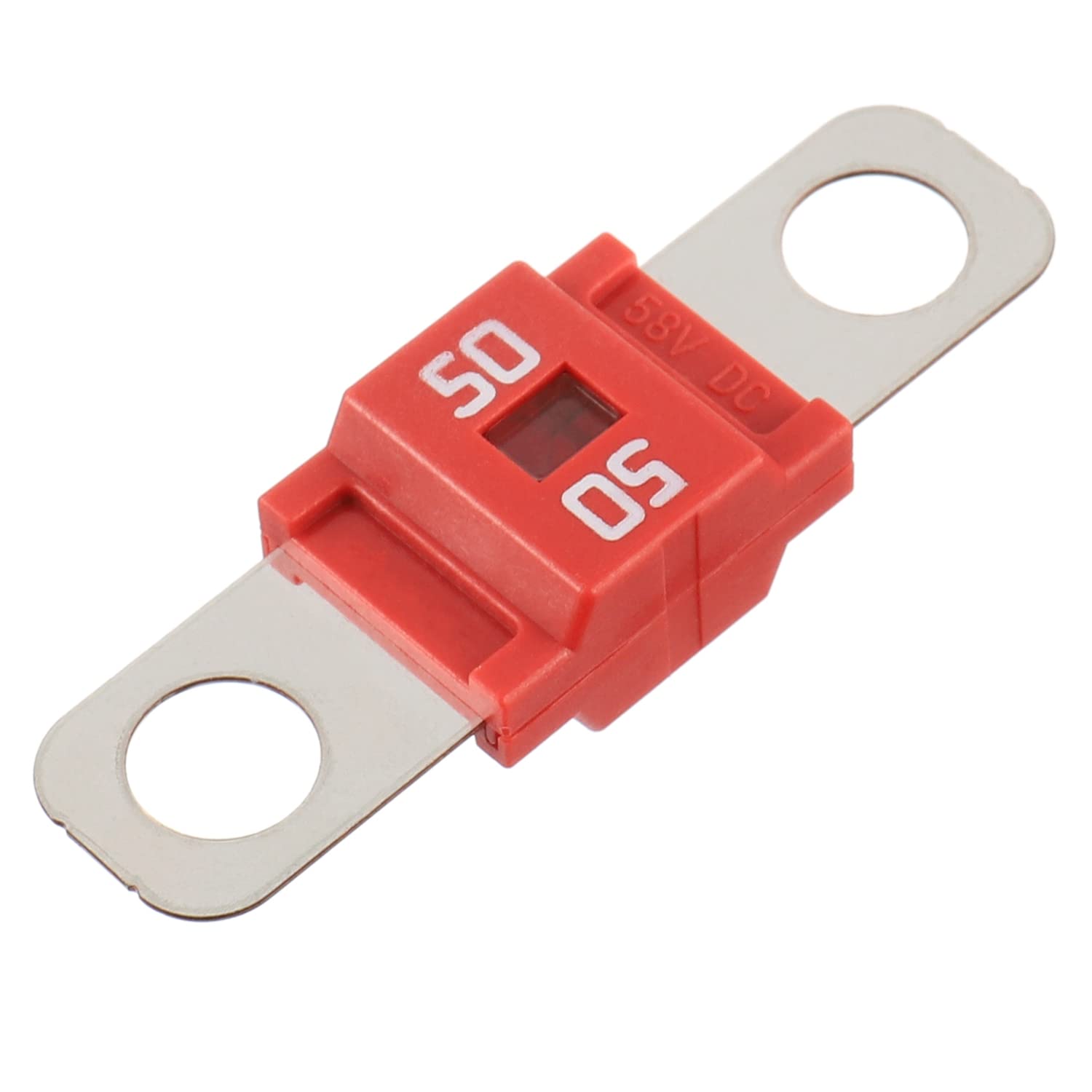 Bojack 50 Amp Ami/Midi Fuse Holders And High Current Bolt-On Midi Fuses 50A For Cars Trucks Vehicles (Pack Of 2