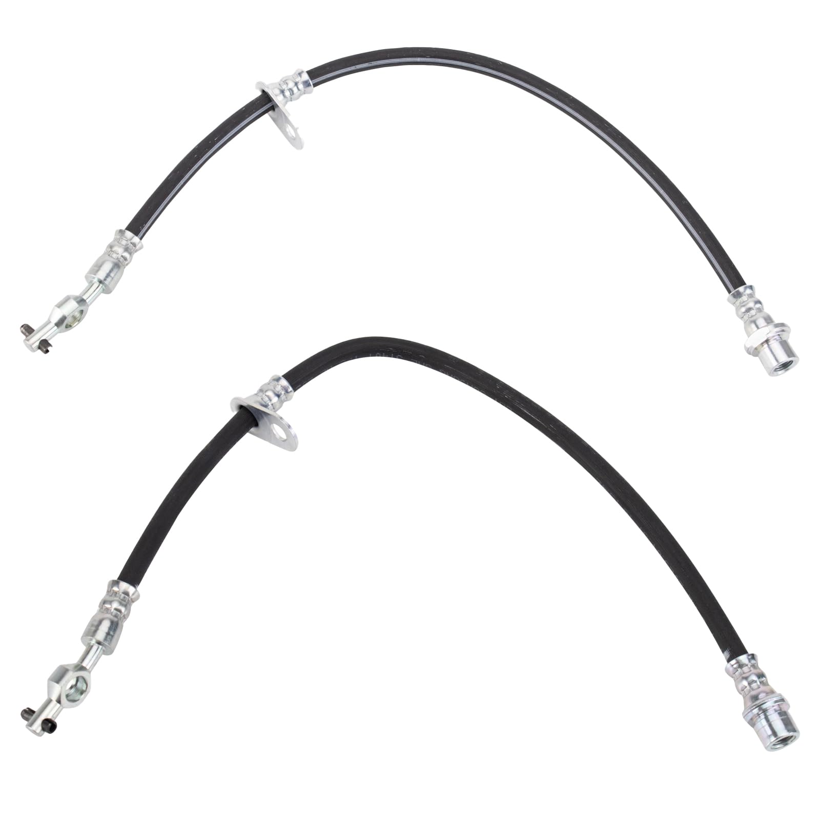 Trq Front Brake Hose Set Compatible With 1998-2002 Chevrolet Prizm 1993-1997 Geo 1995-2002 Toyota Corolla