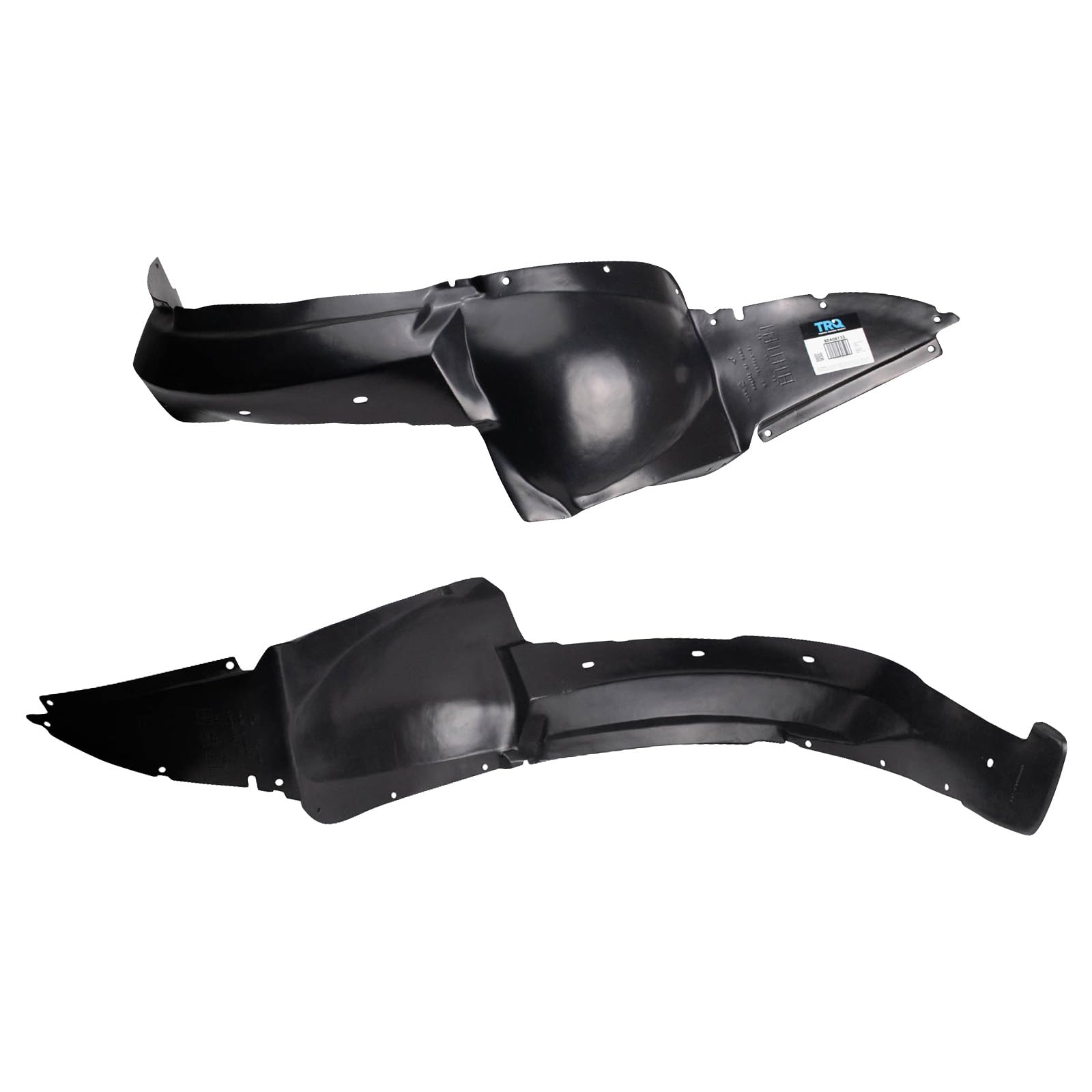 Trq Front Inner Fender Liner Set Compatible With 2007-2009 Pontiac G5 Gm1250121 Gm1251120
