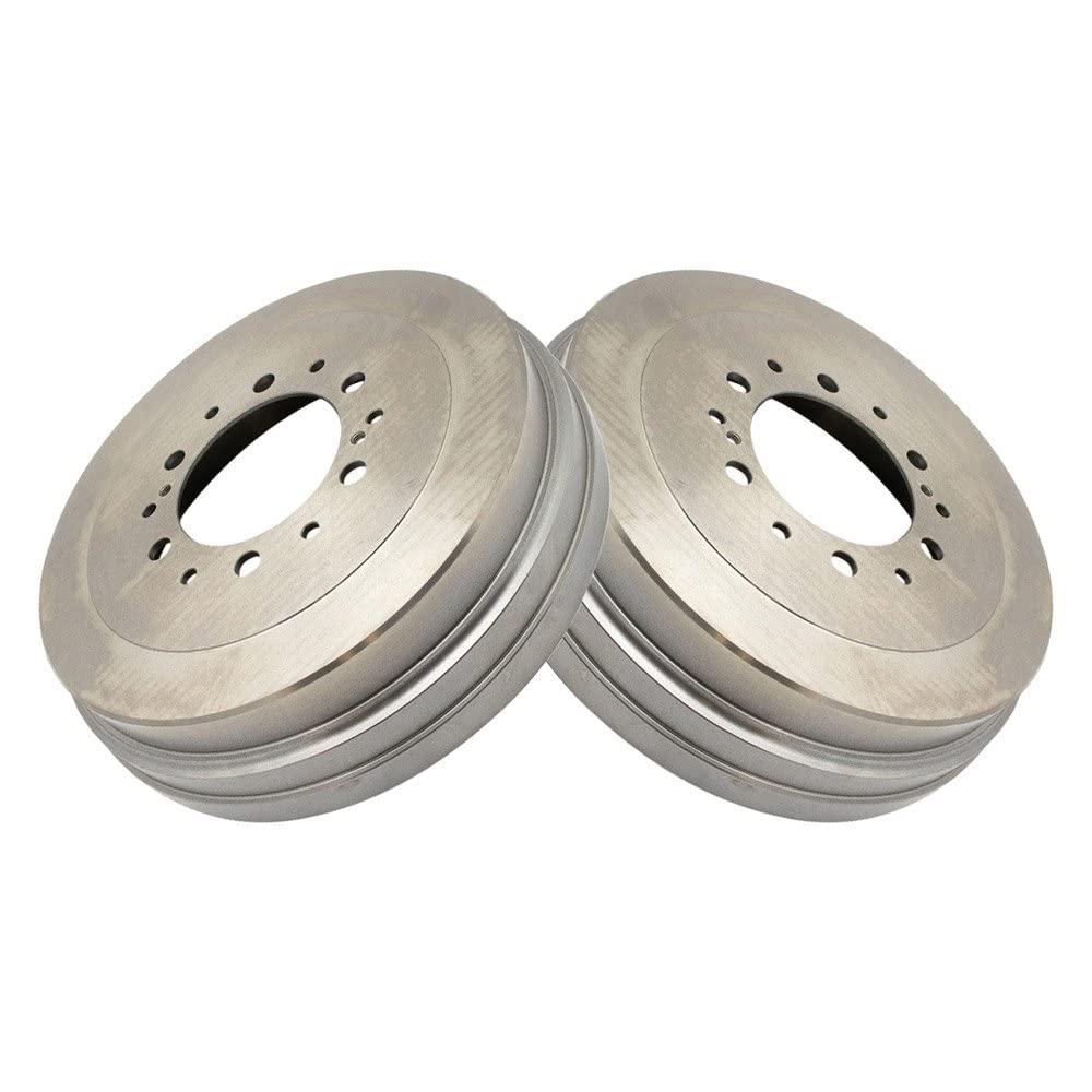 Trq Rear Brake Drum Pair Set Compatible With 2002 Toyota 4Runner / 2003-2004 Toyota Tacoma / 2003-2006 Toyota Tundra