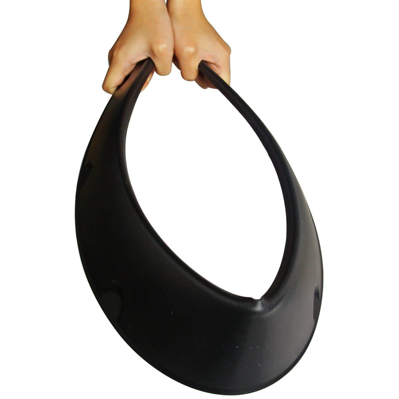 Blackhorse-Racing 4Pcs 3.5''/890Mm Universal Car Wheel Fender Flares Flexible Wide Body Wheel Arches Pu(82+89Cm)