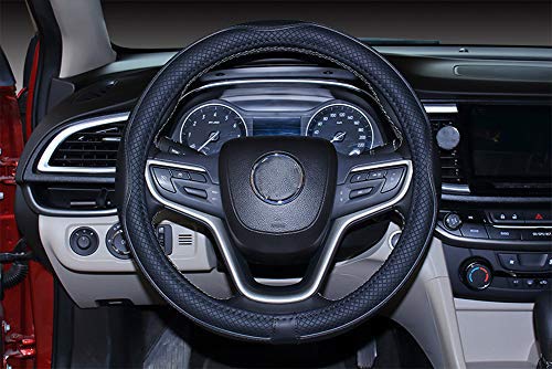 Mayco Bell Small Size Steering Wheel Cover Anti-Slip,Safety,Soft,Breathable,Durable,Full Surround,Comfortable Grip Microfiber Le