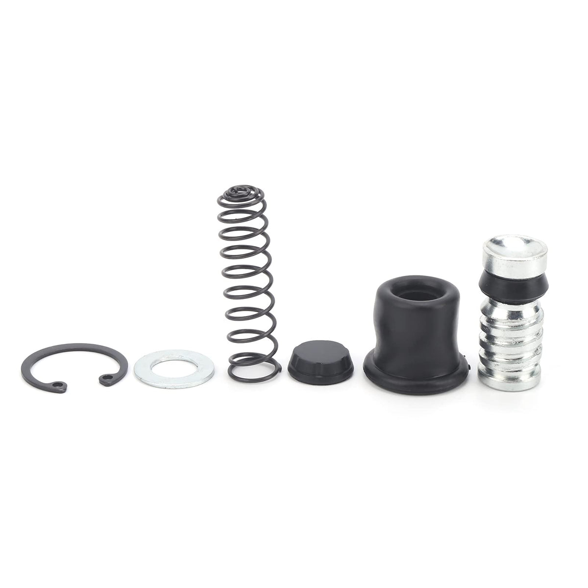 Rear Brake Master Cylinder Rebuild Repair Parts, 14Mm Motorcycle Clutch Brake Pump Piston Plunger Repair Kits Aluminium Alloy Fi