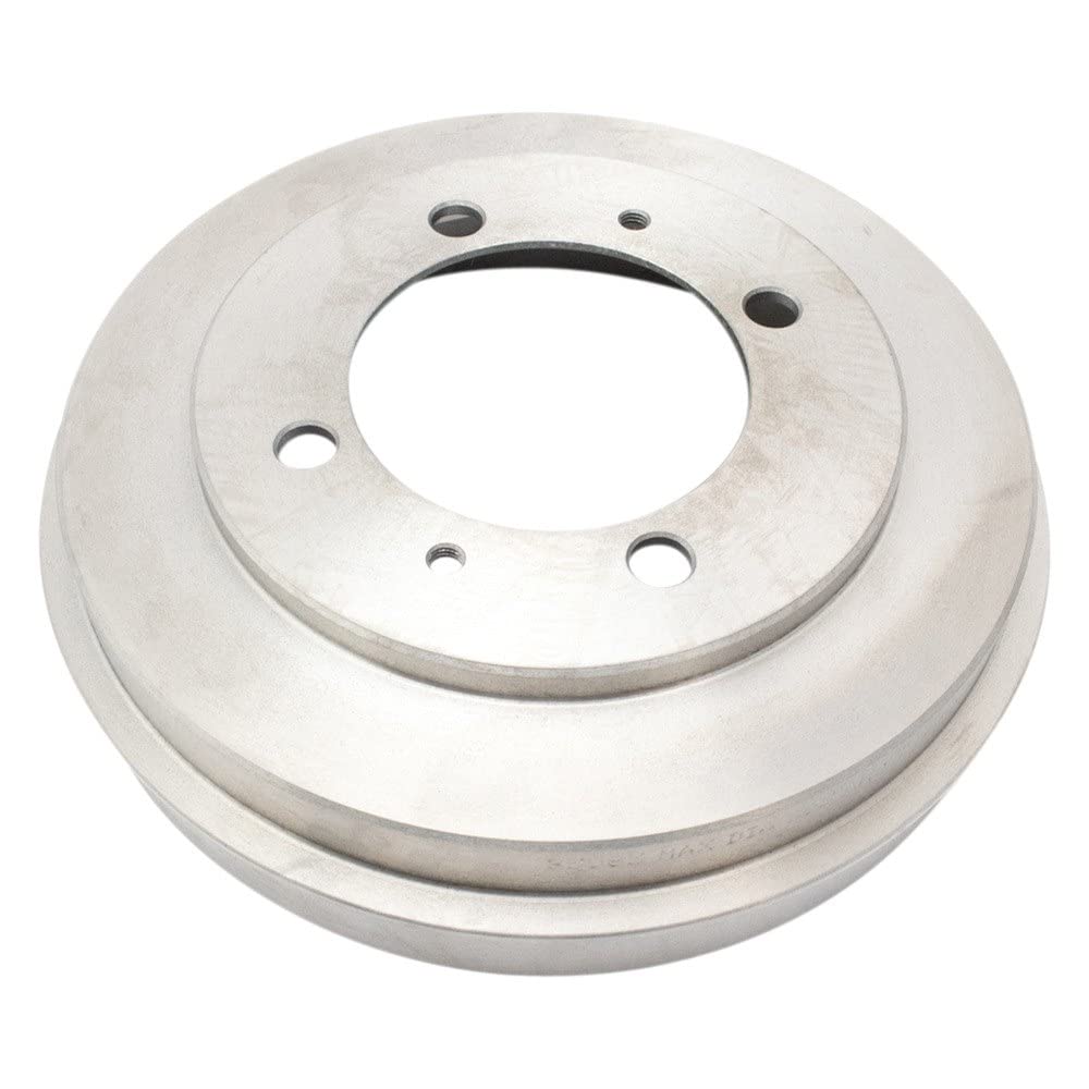 Trq Rear Brake Drum Pair Set Compatible With 2002-2007 Mitsubishi Lancer/Models With 15 Inch Wheel