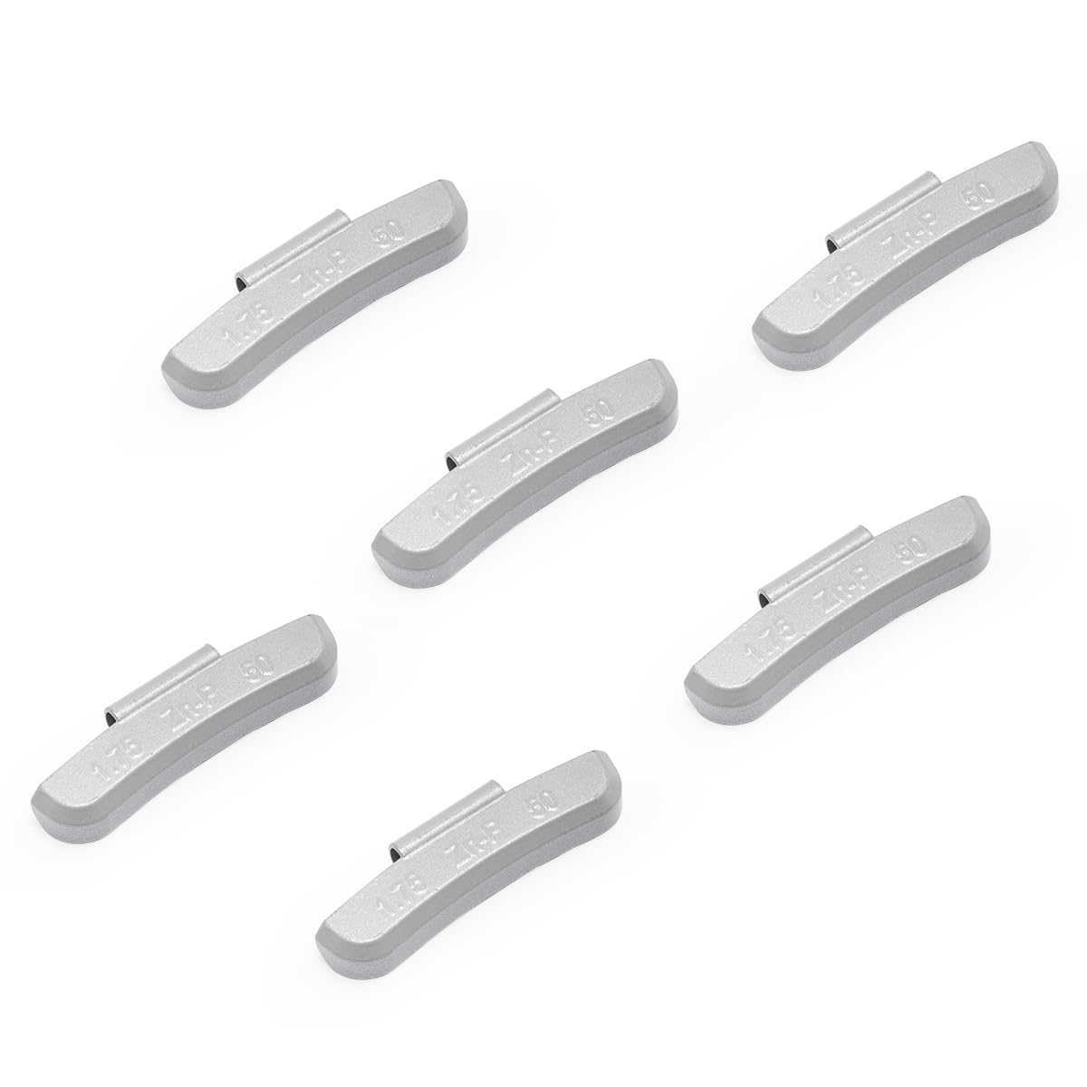 CKAuto P Series Zinc Clip on Wheel Weights 1.75oz, Coated, 25Pcs/Box Fit for Steel Wheel