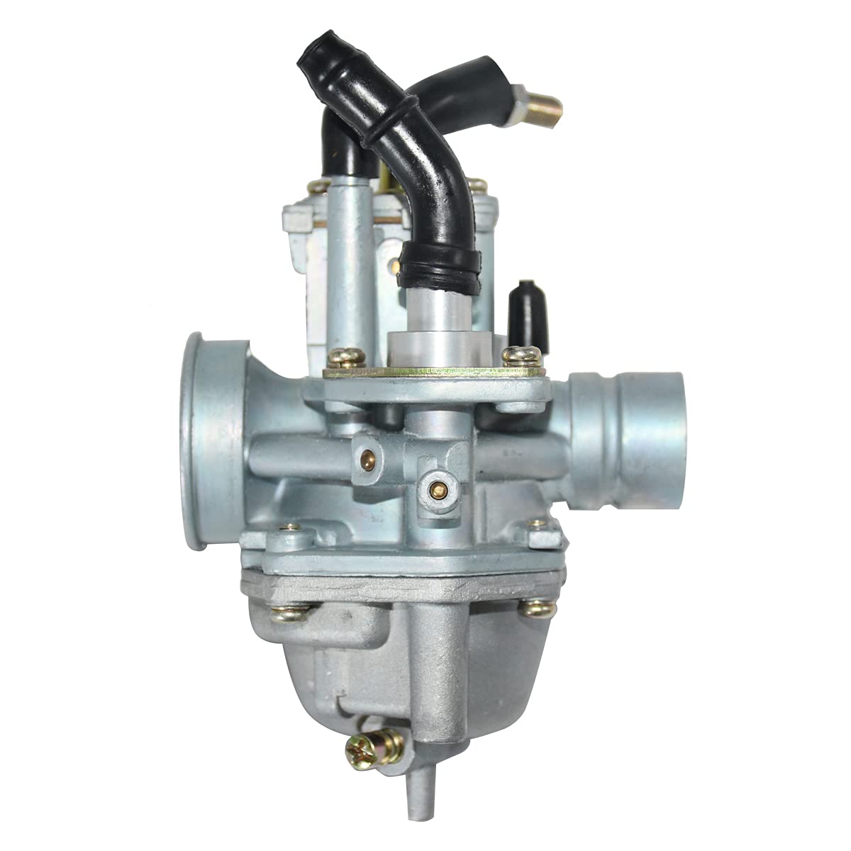 Cylinman Carburetor With Air Filter Box Fit For Polaris Predator 50/90, Scrambler 50/90, Sportsman 90 Manual Choke 90Cc 100Cc Manual Choke Carburetor