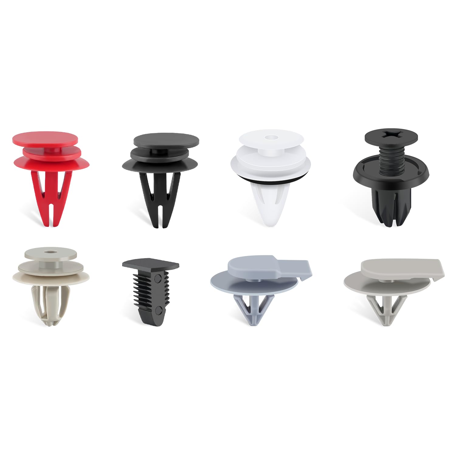 Gooacc 130Pcs Body Interior And Exterior Retainer Fastener Clip Rocker Moulding Clip W/Sealer For Mini Cooper 51-71-7-127-742 07