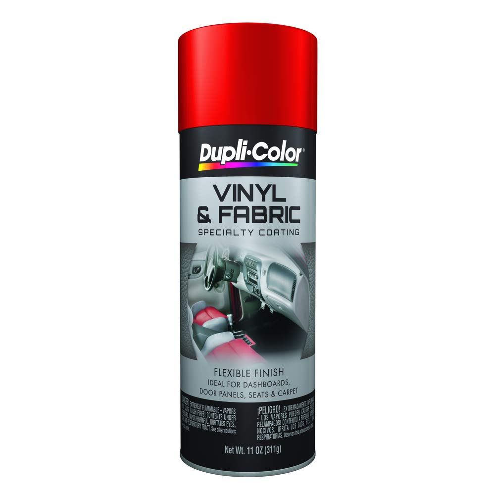 Dupli-Color Hvp100-6 Pk Vinyl And Fabric Coating Spray Paint - Red - 11 Oz Aerosol Can Pack Of 6