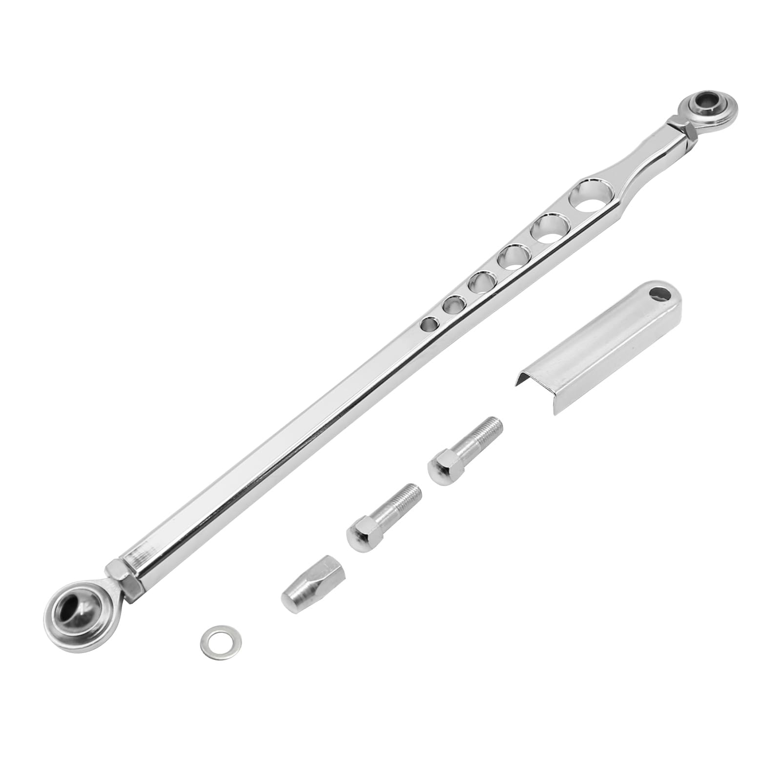 Saihisday Sliver Gear Shift Linkage Chrome Replacement For Harley Davidson Road King Street Electra Trike Glide Softail Dyna 1986-Up