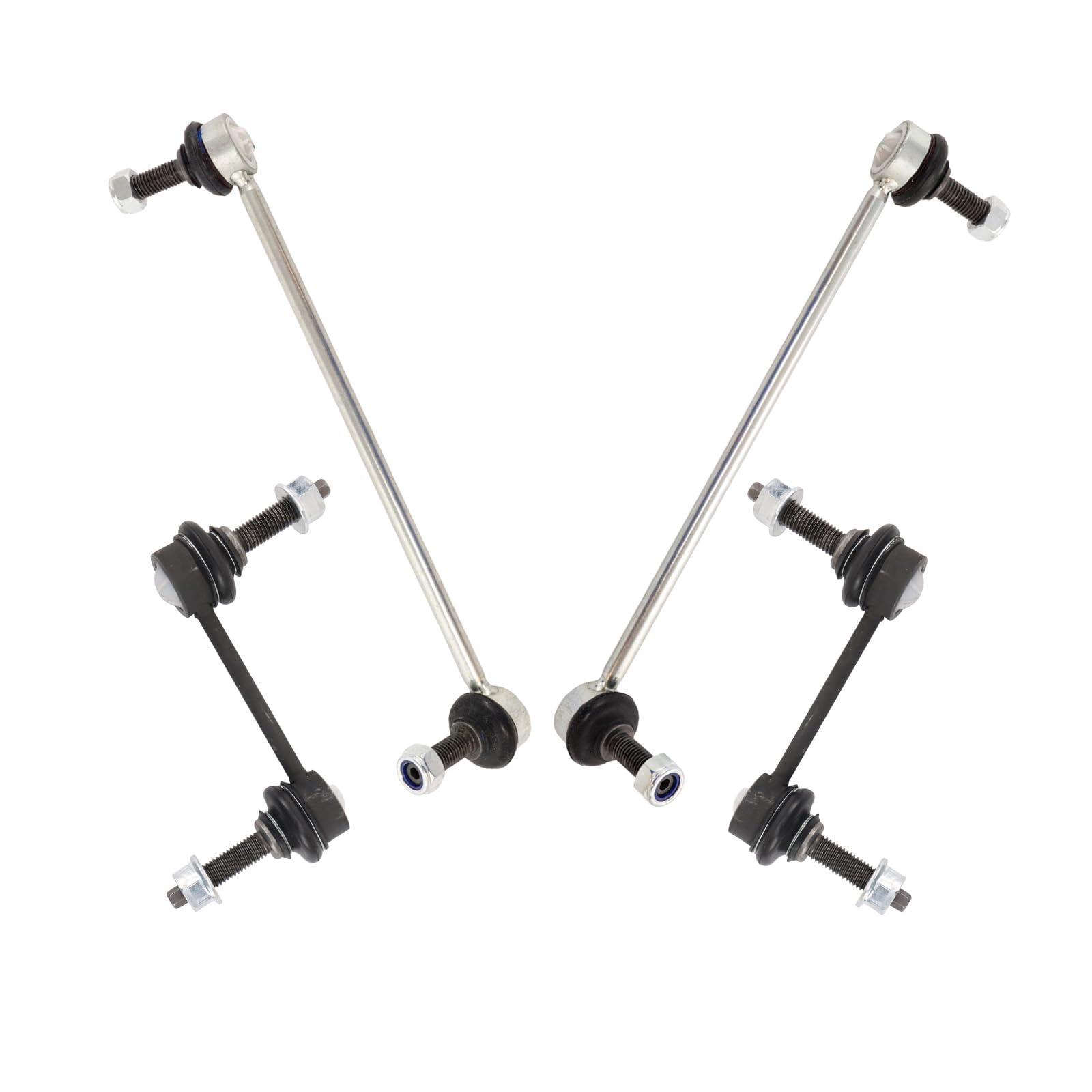 Trq Sway Bar Stabilizer Link Set Front & Rear Compatible With 2006-2013 Land Rover Range Rover Sport