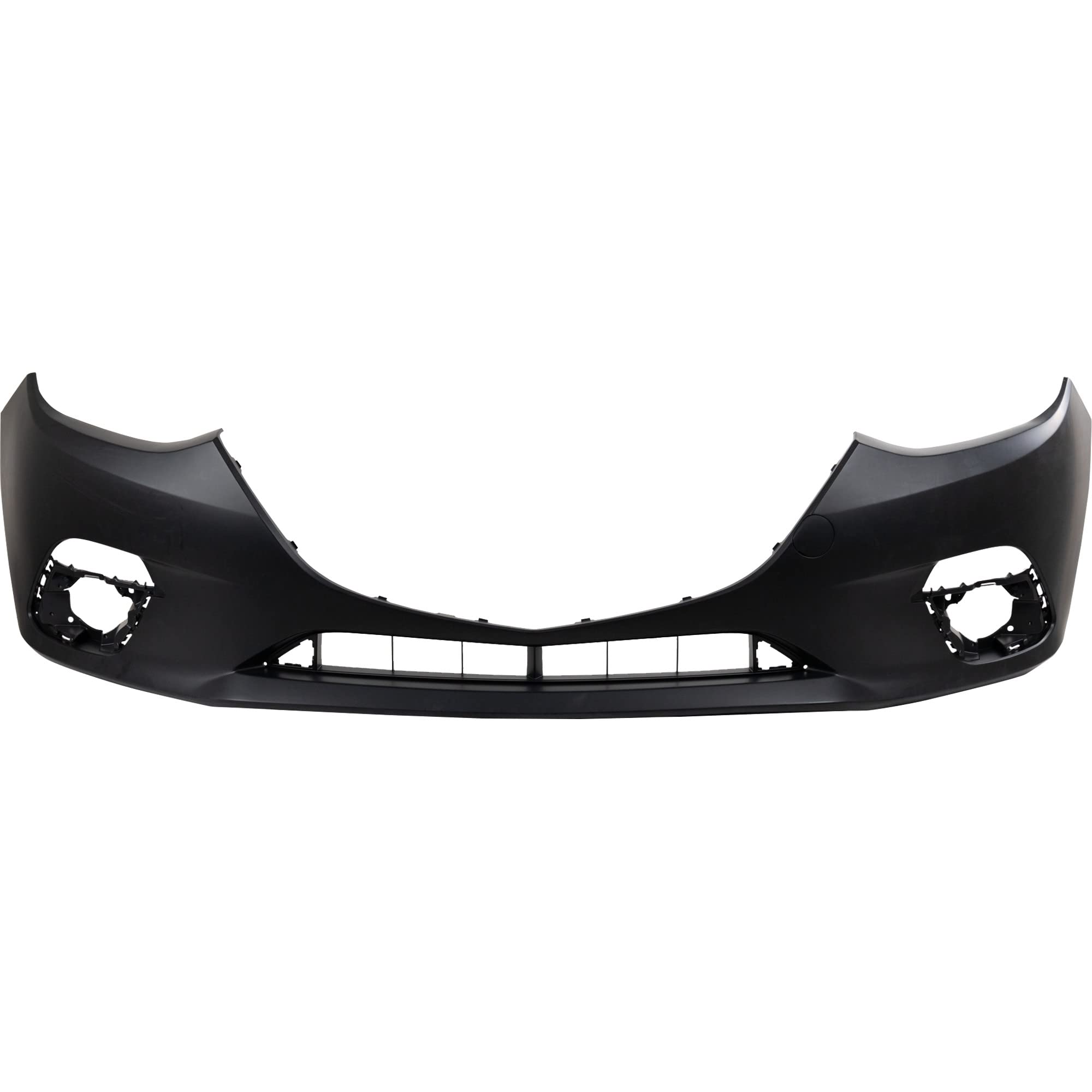 Garage-Pro Front Bumper Cover for Mazda 3 2014-2016, Primed Plastic, Model JCWREMZ010312PGP, Automotive Exterior Accessory