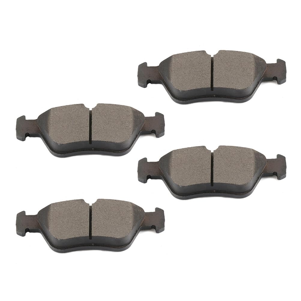 Automuto 4Pcs Front Semi-Metallic Disc Brake Pads Set D710 For Mercedes-Benz C230 1999-2000, C280 1996-2000, E300 1996-1997, Slk