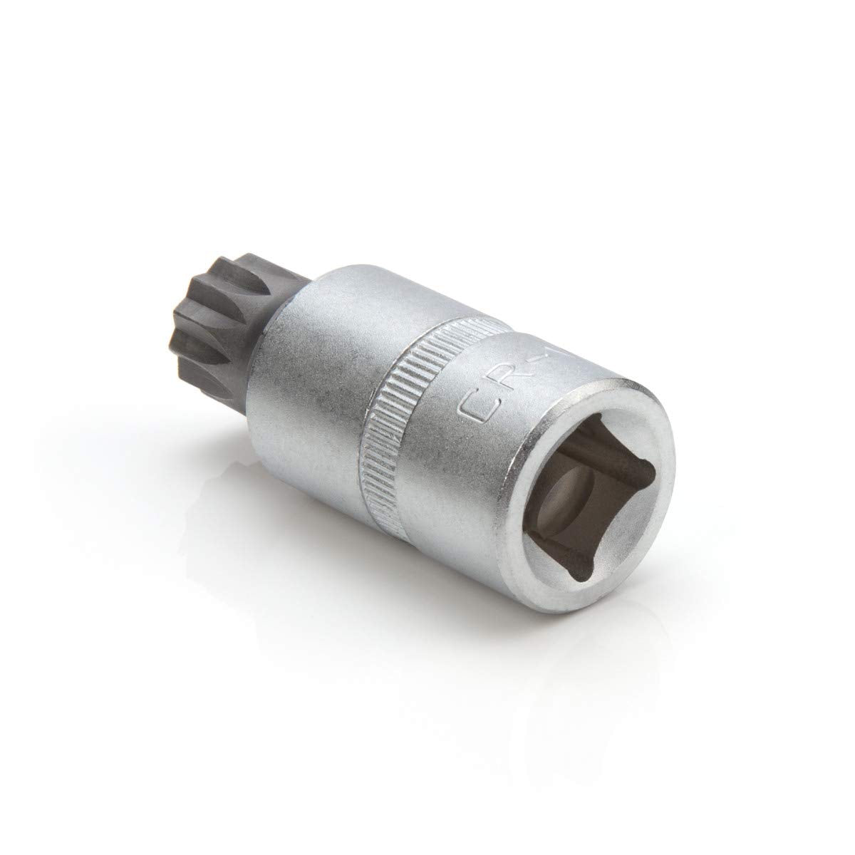 Steelman 16Mm 1/2-Inch Drive 12-Point Triple Square Tamper-Proof Transmission Drain Plug Bit Socket Tool For Vw/Porsche, Durable Chrome Vanadium Steel