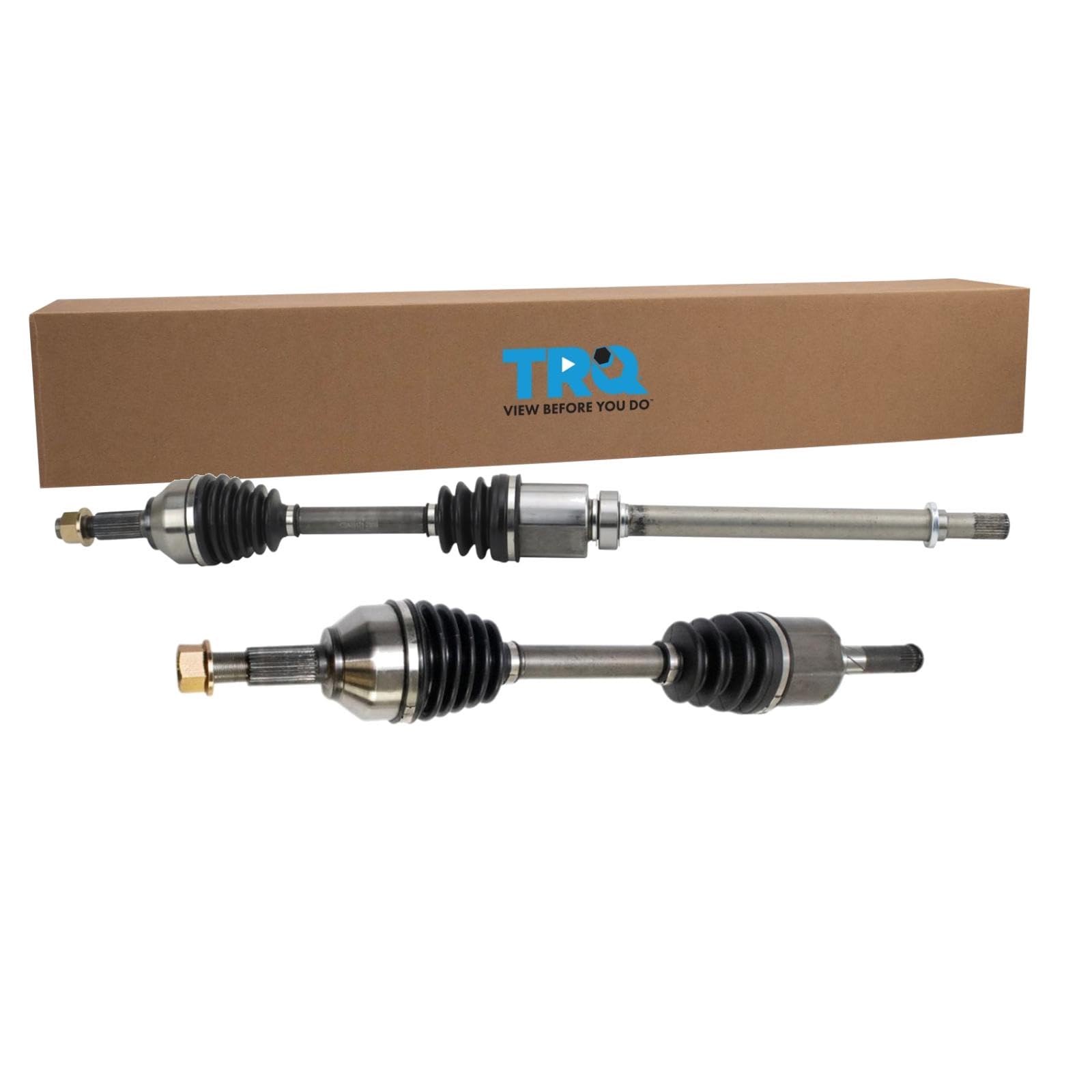 TRQ Front CV Axle Shaft Assembly Set Compatible with 08-13 Rogue 14-15 Rogue Select