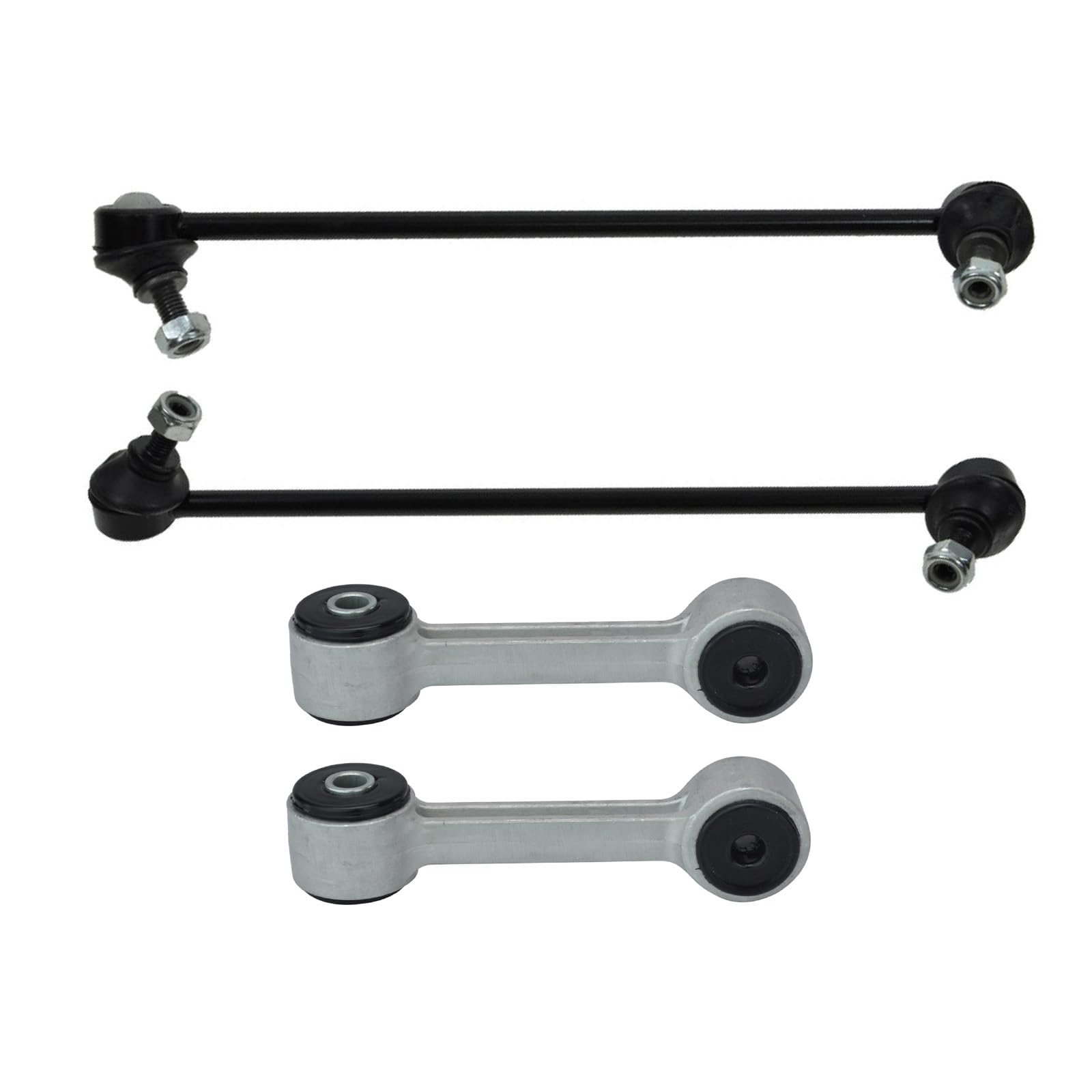Trq Sway Bar Stabilizer Link Set Front & Rear Compatible With 01-05 325Xi 330Xi