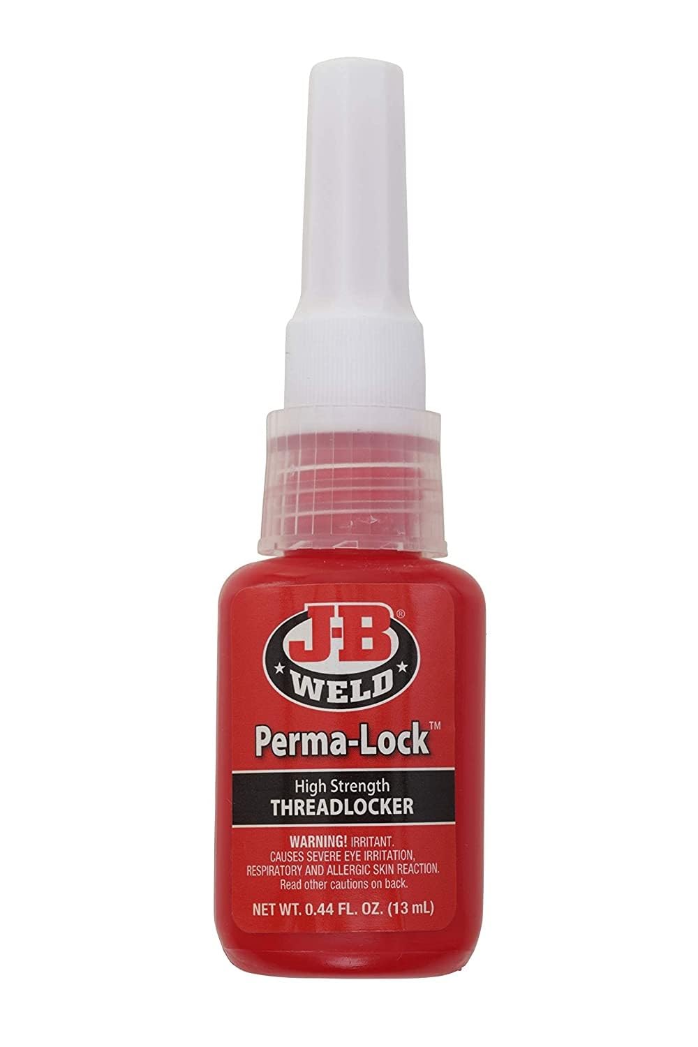 J-B Weld 27113 Perma-Lock High Strength Threadlocker - Red - 13 Ml