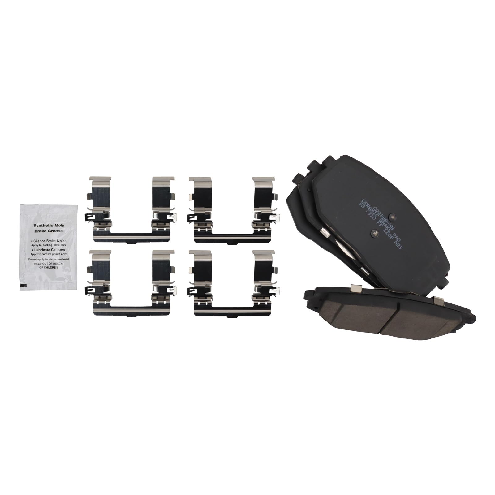 TRQ Front Brake Pads Ceramic Compatible with 2022-2023 Hyundai Tucson 2023 Kia Sportage