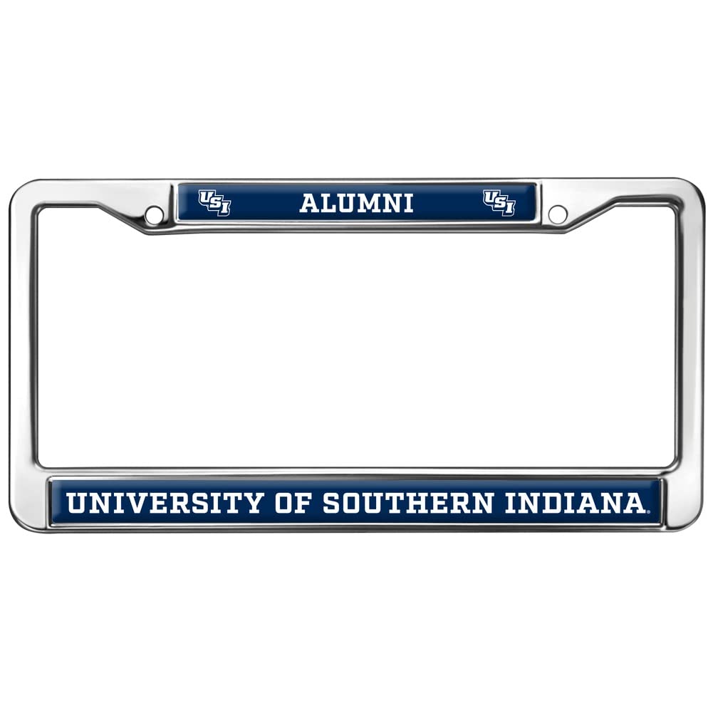 Southern Indiana Alumni Logo Full Size Standard License Plate Metal Frame