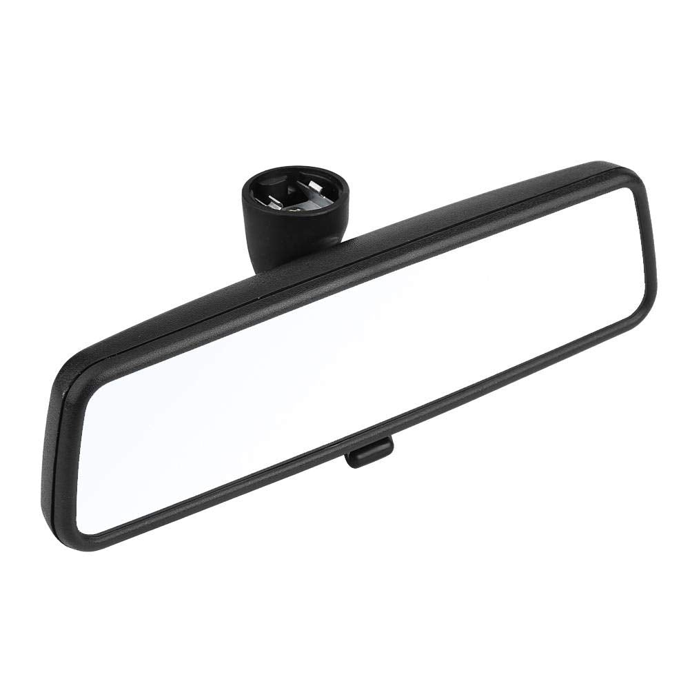 Qiilu Interior Rearview Mirror, Car Interior Inner Rearview Mirror For Passat B5 Jetta Mk4 1999-2005 3B0857511G(Black)