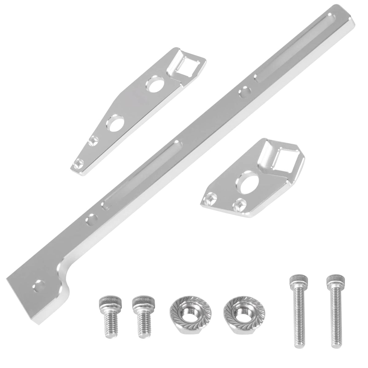 Yeshma Throttle Cable Bracket Compatible With Ls Ls1 Ls2 Ls6 Cathedral Port Sheet Metal Intake Manifold Aluminum, Compatible With Chevy 4.8 5.3 5.7 6.0