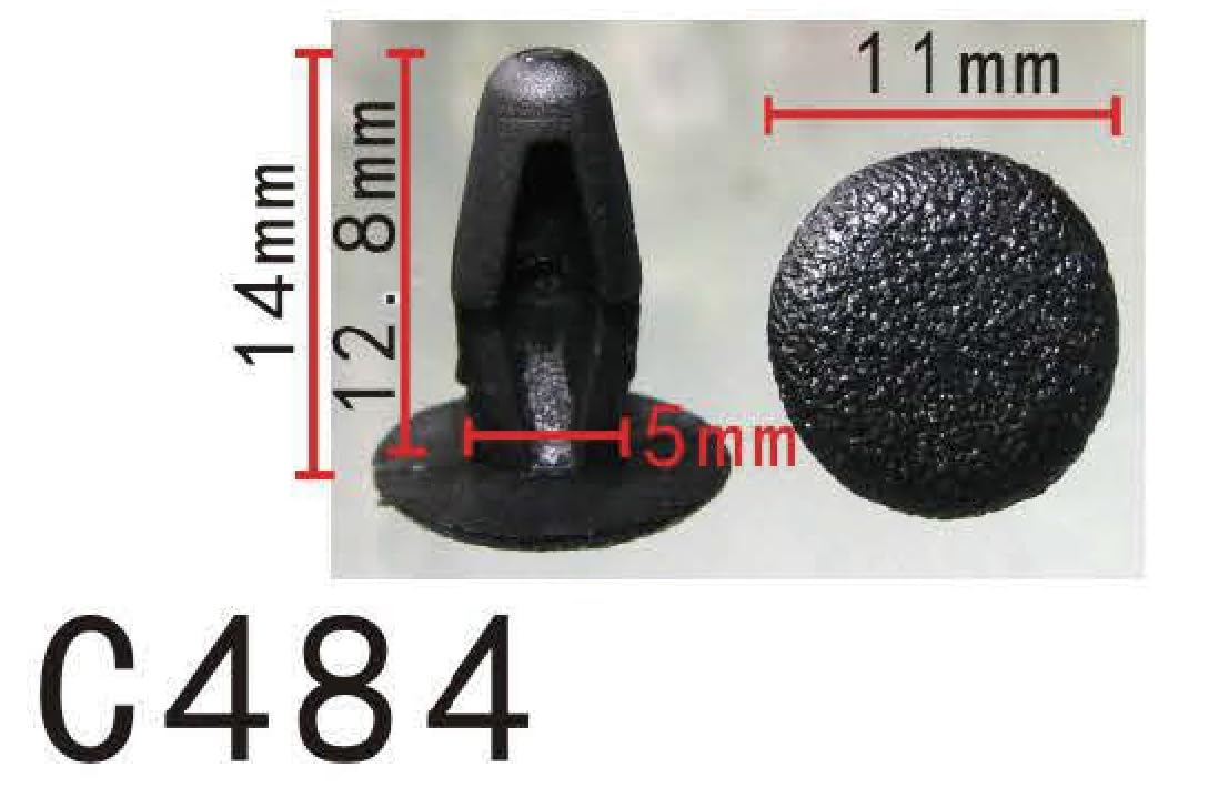 Autobahn88 Rivet Clip, Compatible With Honda,Nissan (Oem: 664356480000, Tq69105, Ms470075, 0155304083, 0155300671, 66919H1001) (
