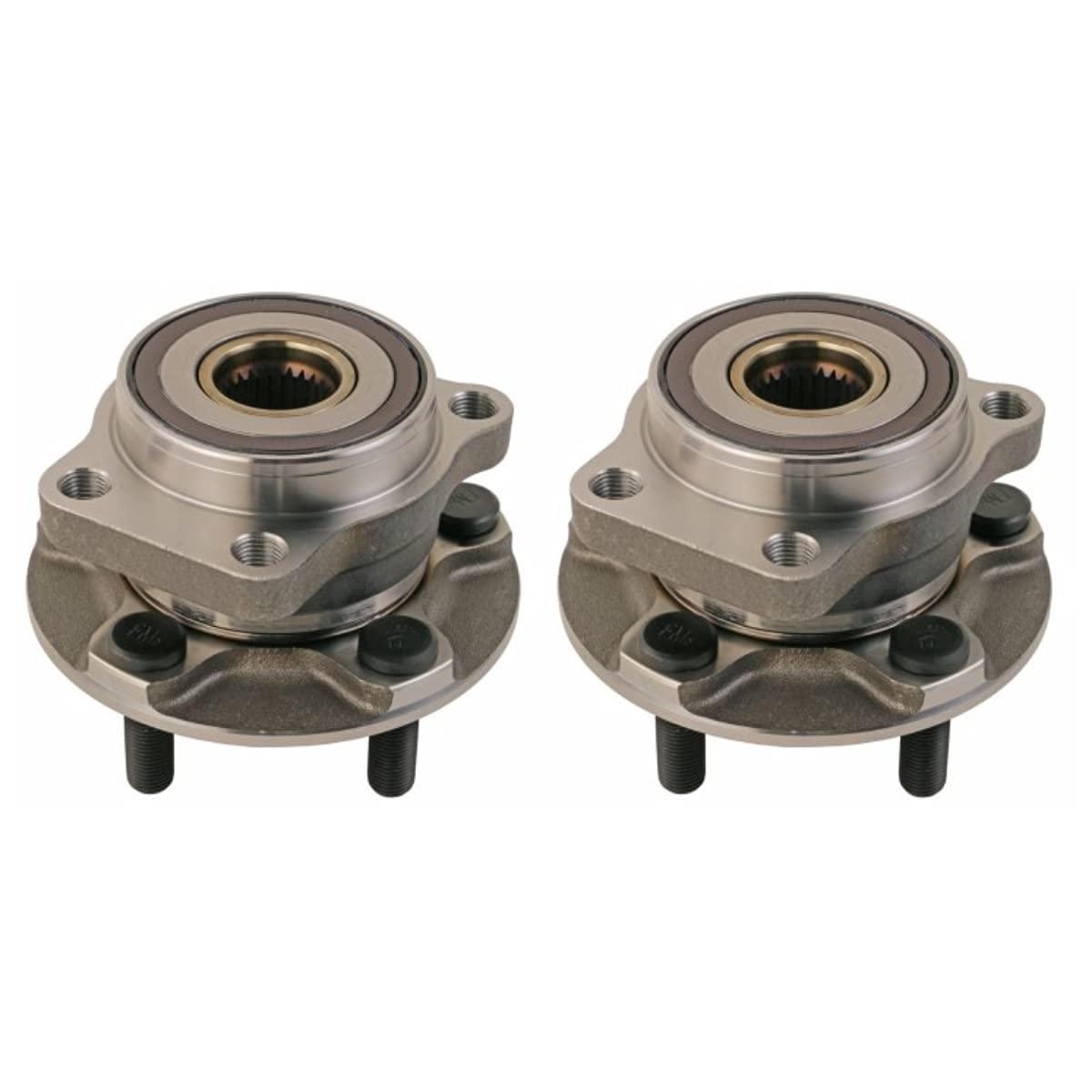 Autoshack Front Wheel Hub Bearing Pair Of 2 Driver And Passenger Side Replacement For 2014-2015 Subaru Xv Crosstrek 2014-2018 Forester 2014-2019 Impreza 2016-2021 Crosstrek 2.0L Awd 5-Lug Hb613415Pr