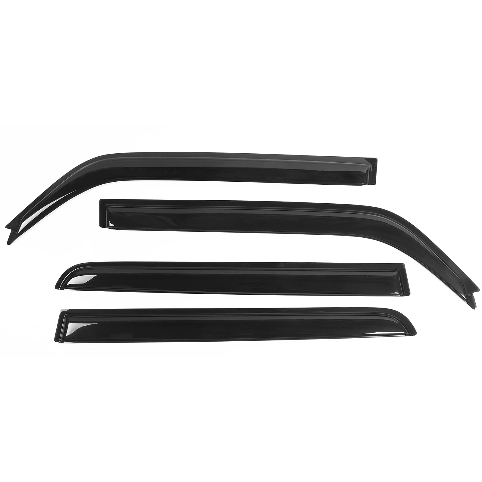 Window Visor Deflector Compatible with 2008-2015 Scion Xb, Slim Tinted Acrylic Resistant Shield Cover Wind Sun Rain Guard by IKO