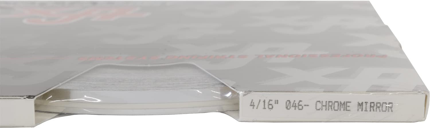 Universal TFX 0004046 - Auto Customizing Dual Pinstripe - 4/16&quot; x 150' (1/8” Stripe, 1/16&quot; Gap, Then 1/16” Stripe) - 046-Chrome Mirror