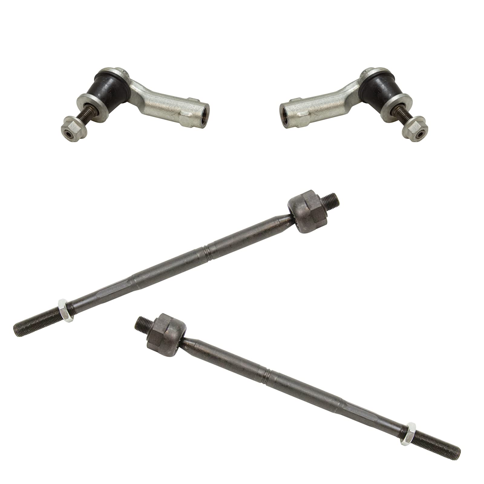 Trq Front Tie Rod Set Compatible With 2015-2017 Chrysler 200 2013-2016 Dodge Dart