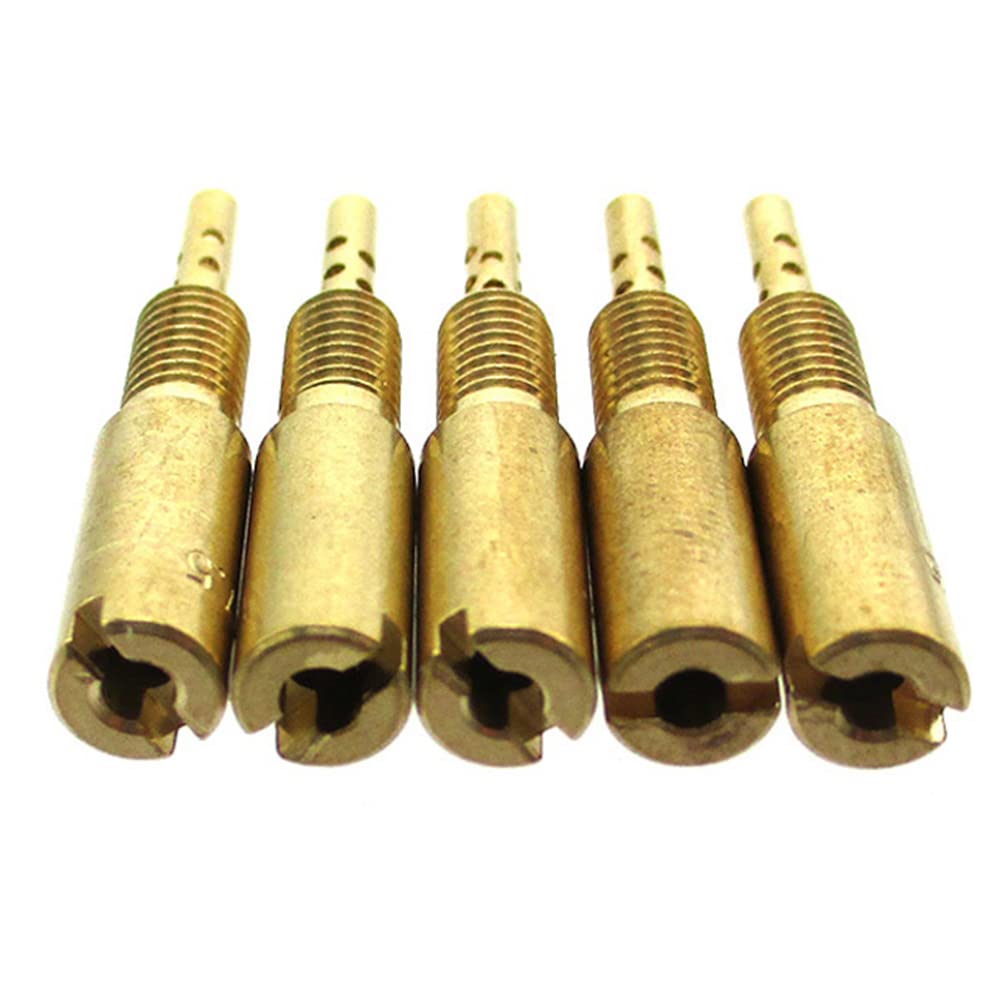 DJ-Motor M4x0.7mm Carburetor Pilot Jet #15 17.5 20 22.5 25 For Carb HS40 HSR42 HSR45 HSR48 RS34 RS36 RS38 RS40 TM33 TM36 TM40 Ca