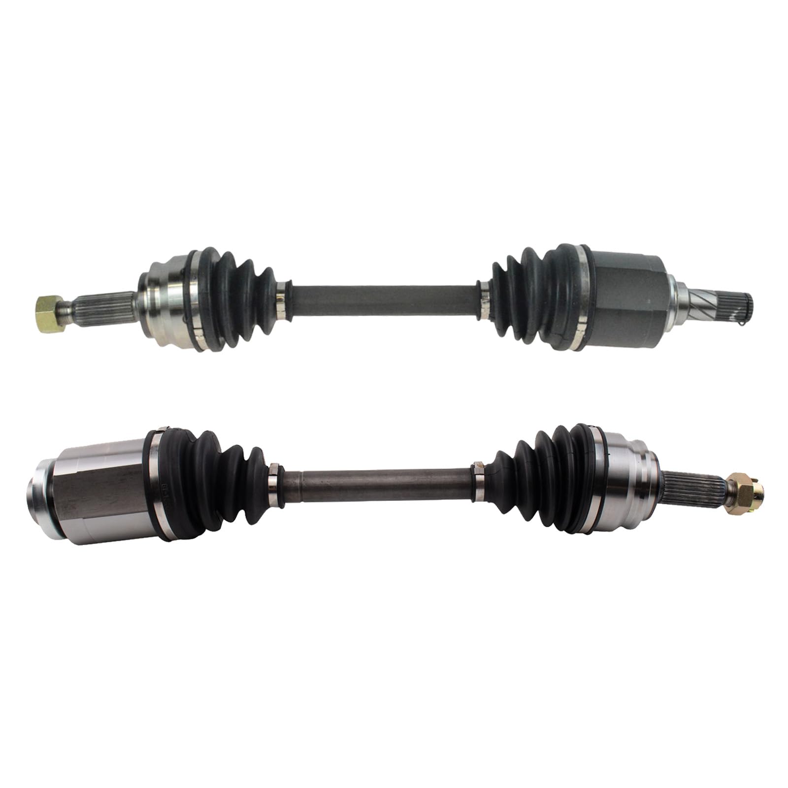 TRQ Front CV Axle Shaft Assembly Set Compatible with 07-12 Caliber Compass Patriot