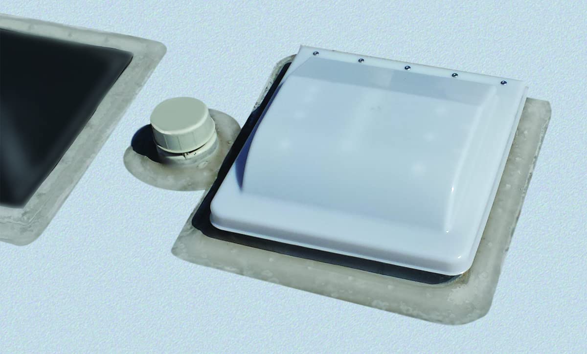 Valterra A10-3375 Vent Lid (Universal, 16 X 15 X 3.5, White),1 Pack