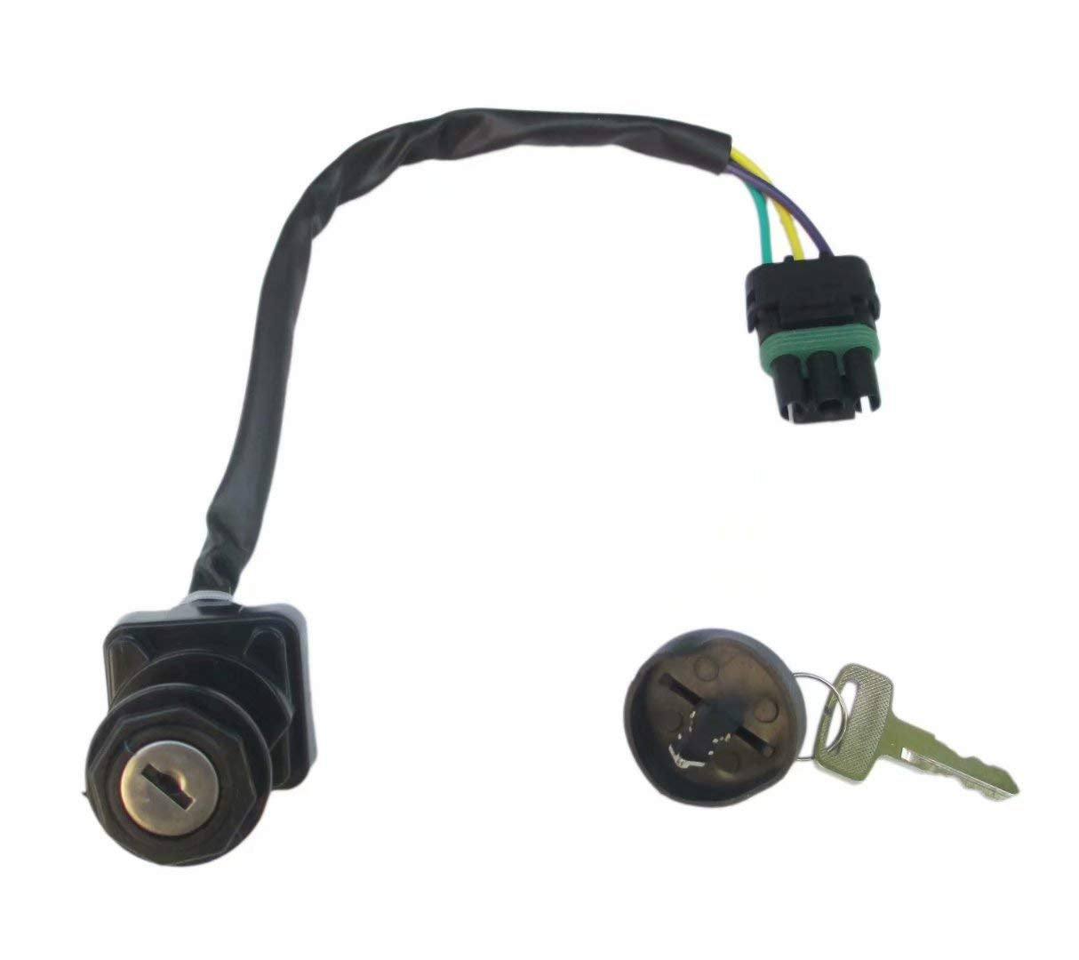 Usonline911 Ignition Switch For Can-Am/Bombardier Atv Traxter 500 (1999-2004), Black, Manual Operation